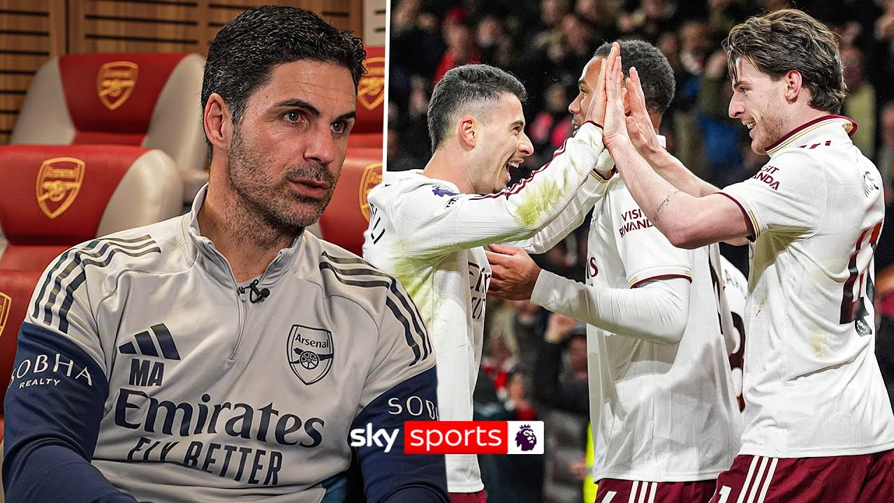 Mikel Arteta on Arsenal's Premier League title hopes | "The team is clicking" 👏