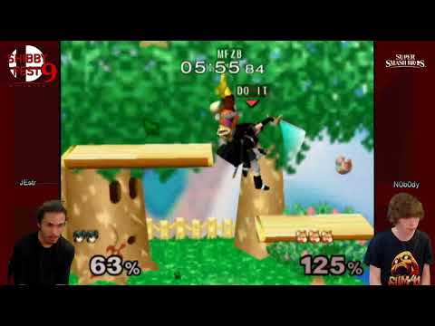 Shibbyfest Ultimate 9 - SSBM - FINALS - JEstr vs N0b0dy