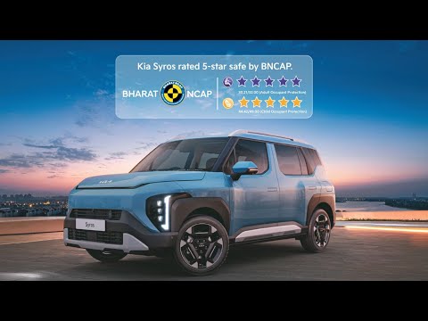 Kia India | Kia Syros rated 5-star by BNCAP | #FiveStarKia