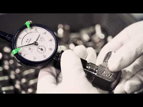 DK-LOK V86A Series Ball Valve, 6,000 psig, 1/4" Tube OD Connections, SS316, V86A-D-4T-PC video thumbnail