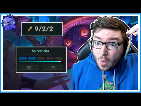 Veigar but in the bot lane and his team is the enemy