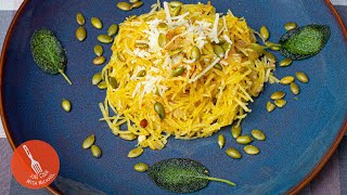 Roasted Spaghetti Squash with fresh sage