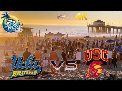 [4K] - UCLA vs. USC - Women's Beach Volleyball (GAME POINT!)