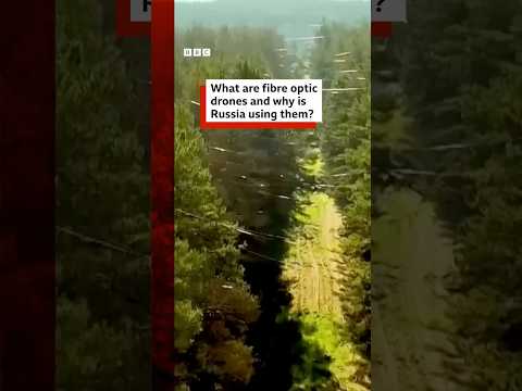 What are fibre optic drones and why is Russia using them? #Russia #Ukraine #BBCNews