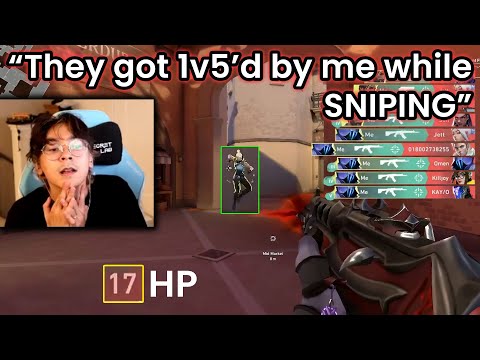 TenZ Destroyed Stream Snipers with this Insane 1v5 clutch