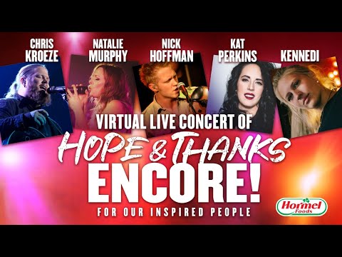 Virtual Live Concert of Hope & Thanks For Our Inspired People