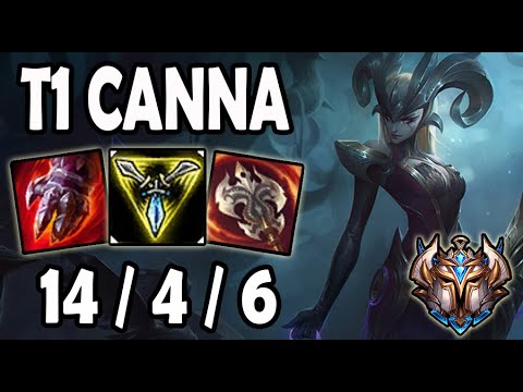 Camille vs Aatrox TOP [ T1 Canna ] Lol Challenger Korea