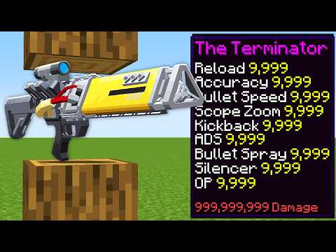 Minecraft, But Drops are Banned Guns...
