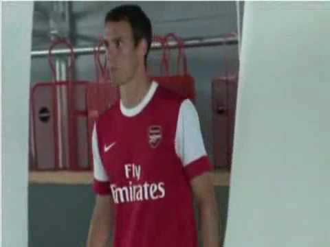Sebastien Squillaci Unveiled As A Arsenal Player (28-08-10)
