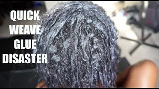 QUICK WEAVE DISASTER + BIG CHOP