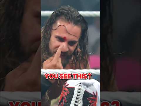 Nobody makes Seth Rollins bleed his own blood! 🩸