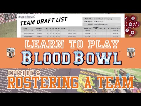 Learn to Play Blood Bowl: EP2 Rostering a Team