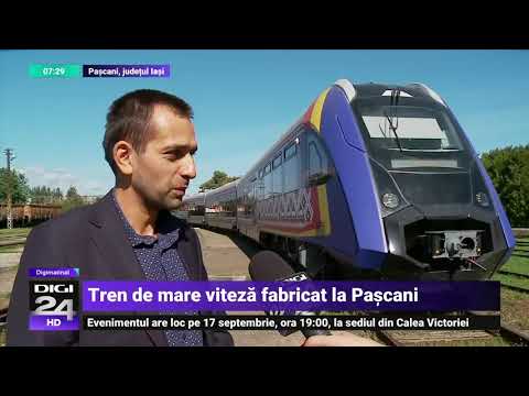 Un tren românesc, ce poate merge cu 120 km/h, e gata de omologare - Digi24