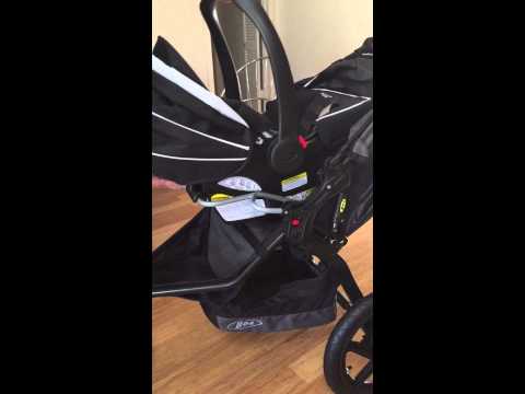 Bob Revolution stroller with Graco car seat unit