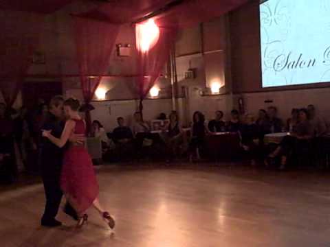 Jorge Torres and Maria Blanco at Salon Reale, NYC 2013 - Argentine Tango
