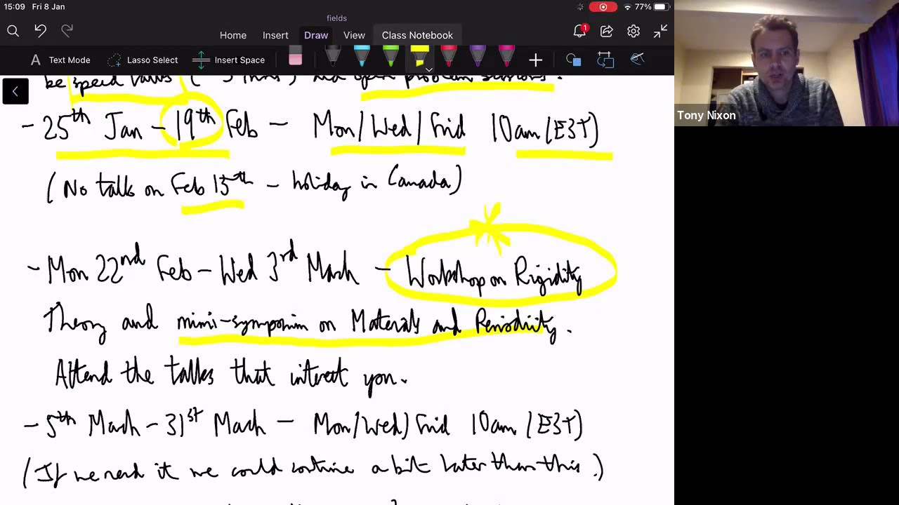 Lecture 1 - Graduate Course on Combinatorial and Geometric Rigidity