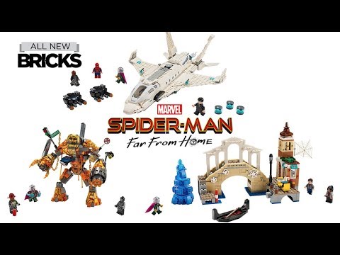 Lego Spider-Man Far From Home Compilation of All Sets