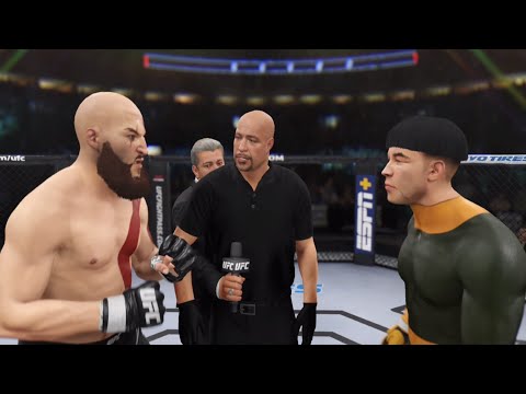 Kratos vs. Coronel Sanders, Doctor Octopus & Killmonger - EA Sports UFC 4 - Epic Fight 🥑