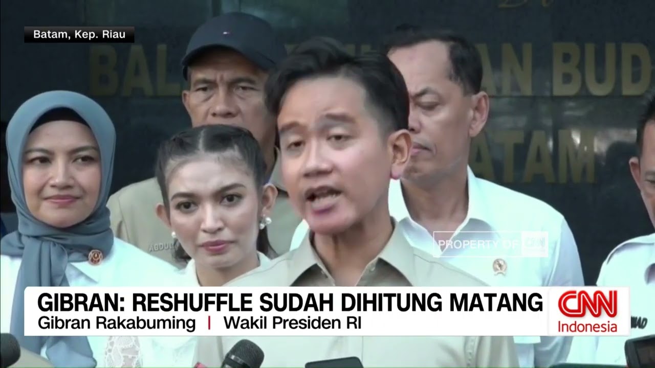 Gibran: Reshuffle Sudah Dihitung Matang