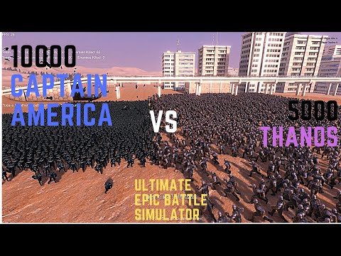 10000 CAPTAIN AMERICA VS 5000 THANOS /UEBS