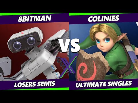 S@X 391 Online Losers Semis - 8BitMan (ROB) Vs. colinies (Young Link) Smash Ultimate - SSBU