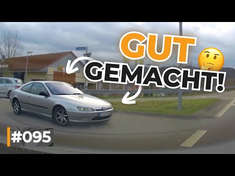 Unfall wegen Reißverschluss, Falschfahrer & Auffahrt-Deppen! | #GERMAN #DASHCAM | #095
