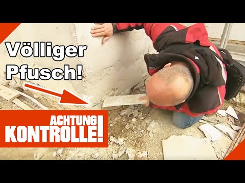 "Völlig dilettantisch!" STYROPOR im Fundament & MURKS! |1/2| Kabel Eins | Achtung Kontrolle