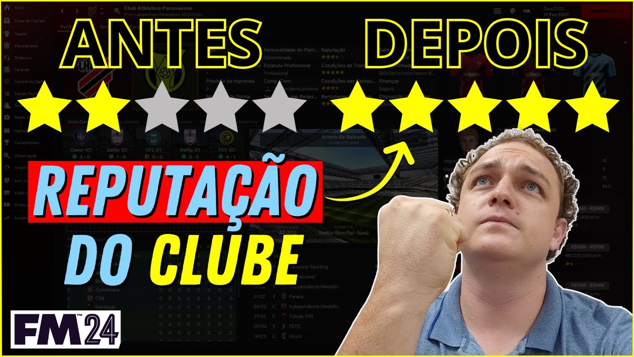 Como MELHORAR a REPUTAÇÃO do CLUBE no Football Manager