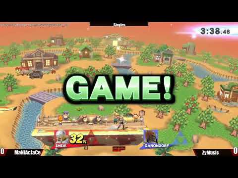 SmashaPalooza 43: Winners - MaNiAcJaCe (Sheik) vs ZyMusic (Ganondorf)