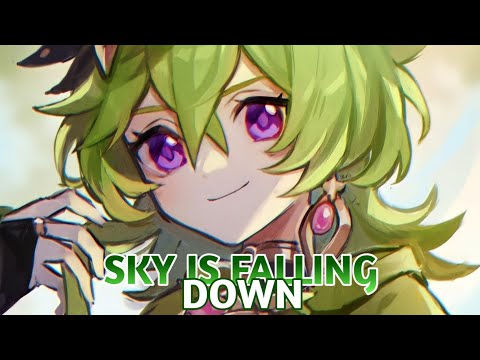 Nightcore - Sky Is Falling Down| Lyrics (Marnage, B3nte & URBANDO)
