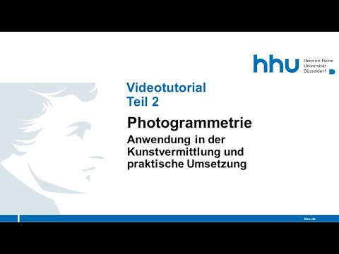 Videotutorial 2: Photogrammetrie - Anwendung in der Kunstvermittlung und praktische Umsetzung