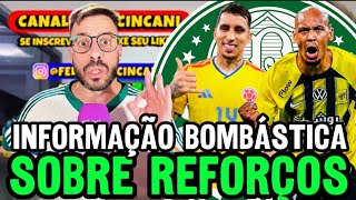 FACINCANI TRAZ INFORMAÇÃO BOMBÁSTICA SOBRE REFORÇOS NO PALMEIRAS! ÚLTIMAS NOTÍCIAS DO VERDÃO..