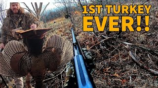1st Turkey Ever!! | Michigan State Land Gobbler | Solo Hunt
