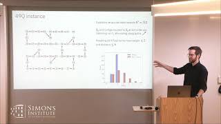 Observation of Improved Accuracy over Classical Sparse Ground State Solvers using a Quantum Computer