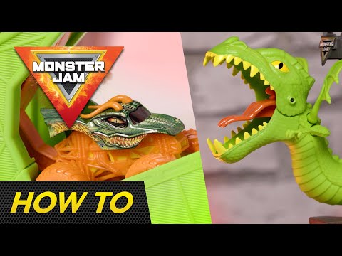 Monster Jam Dueling Dragon Playset - How to Defeat the Dragon!