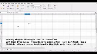 LibreOffice Move Cell By Drag Drop
