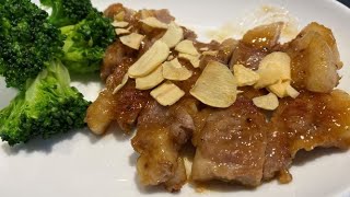 【料理・グルメ】肩ロースとロースでトンテキ作り！　簡単美味しい　明日の夜ご飯
