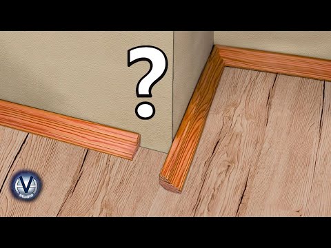 🪚 How to Cut an OUTSIDE CORNER of a Wooden Floor Skirting Board