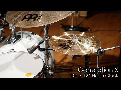 Демонстрация звучания тарелки Meinl 10"/12" Stack GX-10/12ES