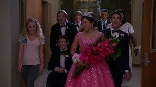 Glee The Beatles Hey Jude Season 5 Tina Prom Queen Scene