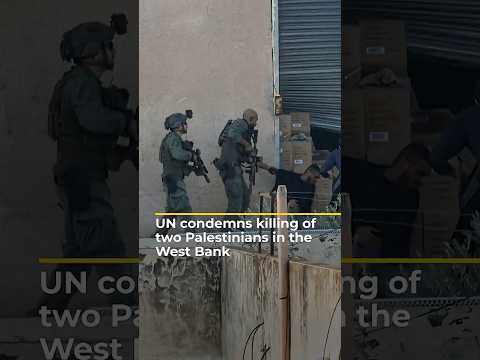 UN condemns ‘summary execution’ of Palestinians in West Bank | AJ #shorts