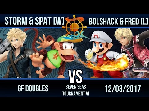 Seven Seas Tournament 6 - Spat&Storm (Green) [W] vs Bolshack&Fred (Red) [L] - GF Doubles