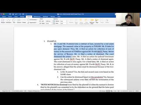 CIVIL PROCEDURE PART 17: RULES 17 TO 19