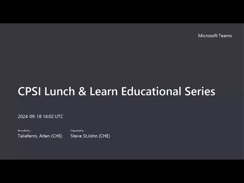 CPSI Lunch & Learn Educational Series 20240918 120204