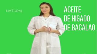 ACEITE de HIGADO de BACALAO, PARA QUE SIRVE el higado de bacalao en Español