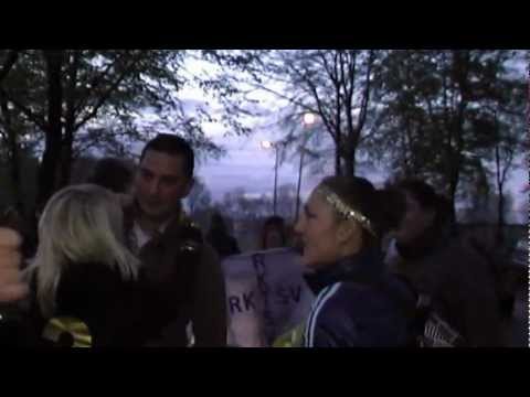 Feestelijke ontvangst vrouwen RKTSV na kampioenschap topklasse 2012.wmv