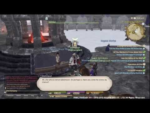 Final Fantasy XIV A Realm Reborn - Alchemist Quick Leveling Guide to Level 50