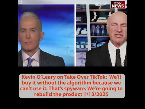 Kevin O'Leary on TikTok Bid: 'We'll Buy It Without the Algorithm -- That's Spyware. We'll Rebuild the Product'