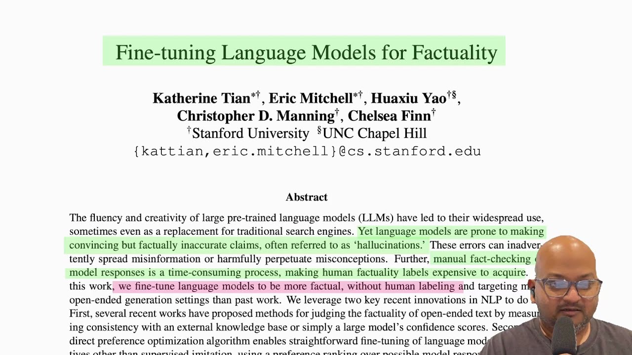 Fine-tuning Language Models for Factuality