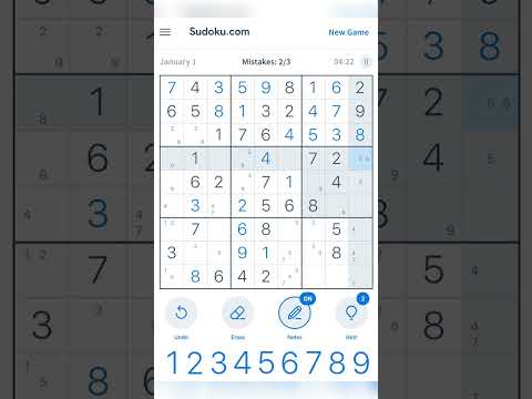 Sudoku.Com - Daily Challenge (Jan 1, 2023) | MEDIUM